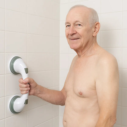 Grab Handles for the Elderly | Suction Grab Bar for Bathroom & Shower | Toilet Aids for Seniors | No-Drilling Safety Rail
