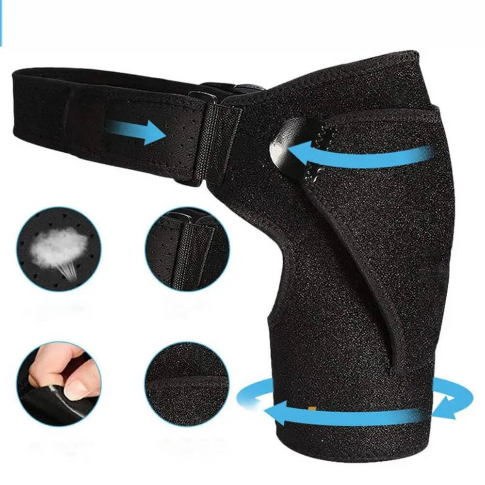 MythicGuard™ | Compression Shoulder Brace for Pain Relief & Support | Adjustable Fit for Sports & Daily Use
