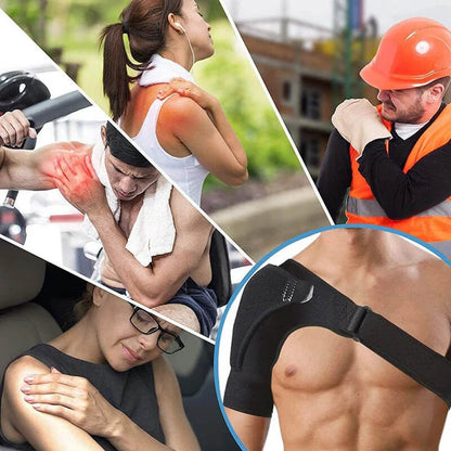 MythicGuard™ | Compression Shoulder Brace for Pain Relief & Support | Adjustable Fit for Sports & Daily Use