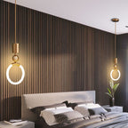 LED Pendant Light Fixture - Nordic Design with Simple Style - Ideal for Dining Room, Kitchen, and Living Room Lighting