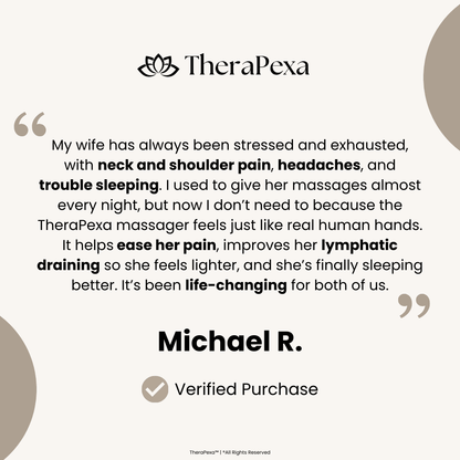 Neck, Back & Shoulder Massager with Heat | Cordless & Rechargeable Deep Kneading | Hands-Free Design