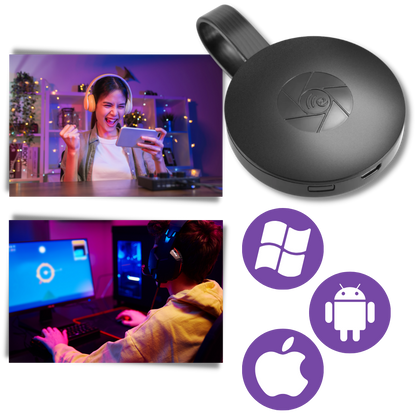TV Dongle for Smart TV Conversion – HDMI Stick for Phone Mirroring & Streaming