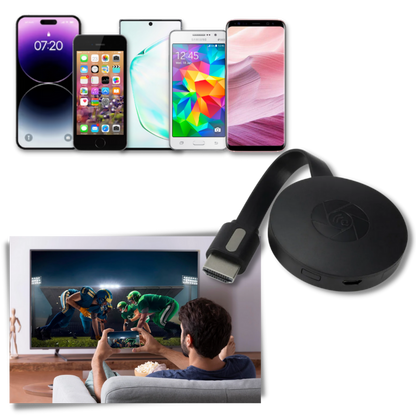 TV Dongle for Smart TV Conversion – HDMI Stick for Phone Mirroring & Streaming