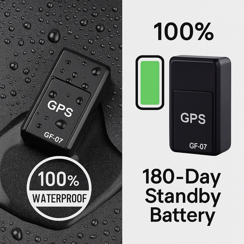 Ultra-Compact Magnetic GPS Tracker | GPS Locator Small, Real-Time Location, Long Battery Life & Ideal for Cars, Motorcycles, Luggage & Teen Drivers