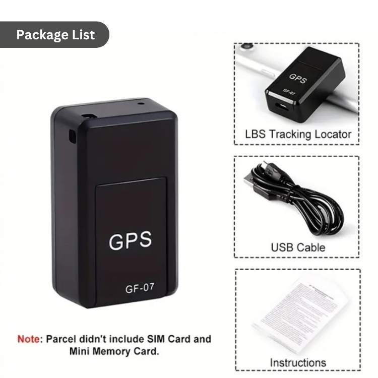 Ultra-Compact Magnetic GPS Tracker | GPS Locator Small, Real-Time Location, Long Battery Life & Ideal for Cars, Motorcycles, Luggage & Teen Drivers