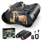 Ultra HD Night Binoculars | 8X Zoom, 7-Level Infrared & 4K Video Recording for Wildlife Observation and Nighttime Adventures