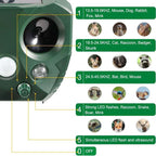 Ultrasonic Bird & Pest Defender | Solar-Powered, Weatherproof & Effective for Garden Protection