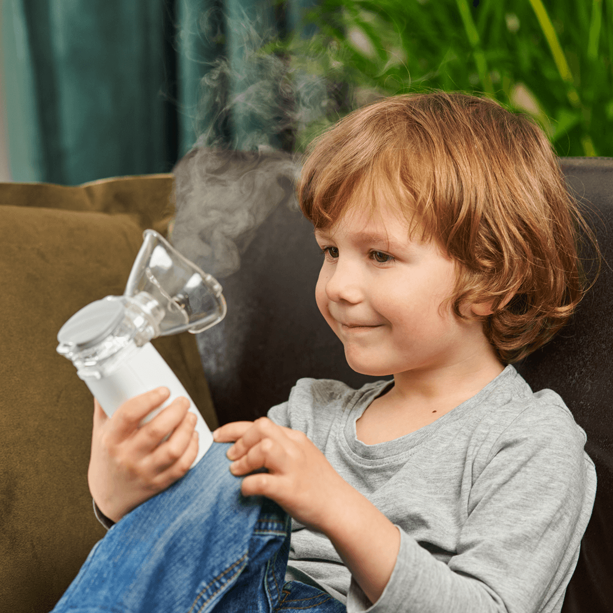 Portable Mesh Nebulizer for Cough | Compact, Rechargeable & Easy to Use for Respiratory Relief in Infants and Adults