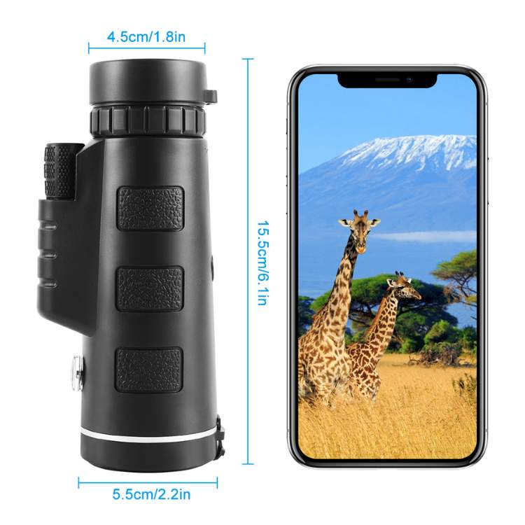 UltraZoom Pro HD Monocular | Waterproof, BAK-4 Prism & Ideal for Stargazing and Wildlife Observation