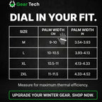 Heated Gloves for Men UK – Thermal Waterproof Winter Gloves with Heating & Touchscreen Grip