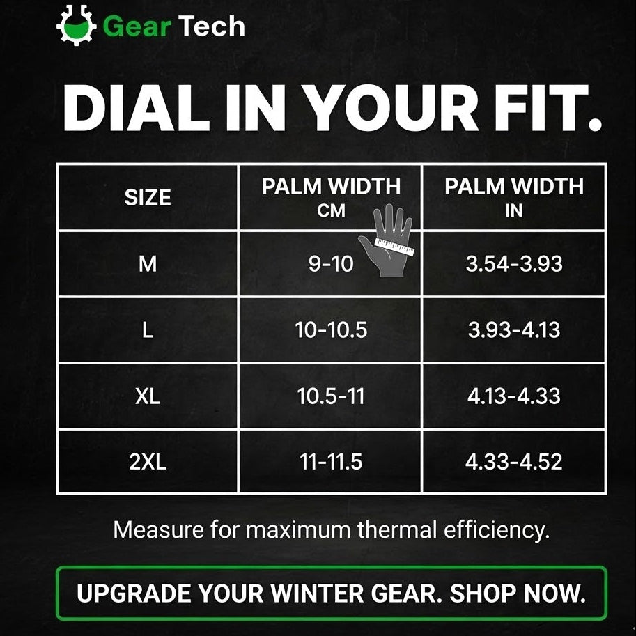Heated Gloves for Men UK – Thermal Waterproof Winter Gloves with Heating & Touchscreen Grip