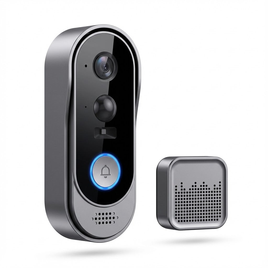 Wireless Video Doorbell - HD Camera & No Subscription Fees