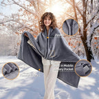 Electric Heated Throw Blanket – USB Powered Heated Blanket with 3 Heat Levels for Home, Office & Travel
