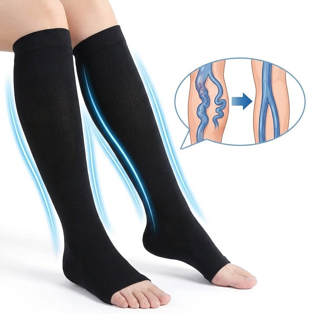 Support Tights for Varicose Veins – Compression Stockings to Improve Circulation & Relieve Swollen Legs