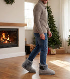 Rechargeable USB Heated Slippers UK - Electric Warming Slipper Boots for Men & Women