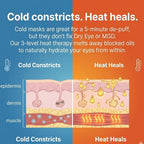 Cool Gel Eye Mask Alternative: Electric Heated Eye Compress for Dry Eye Relief