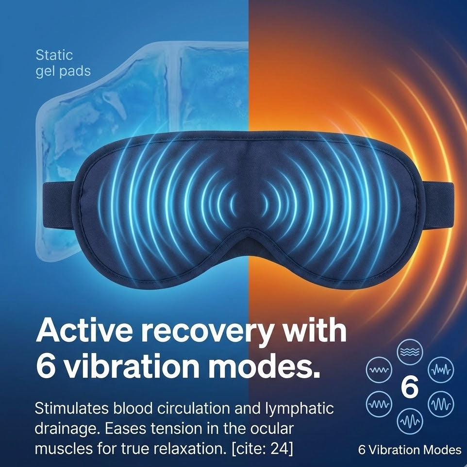 Therapy Eye Mask for Digital Eye Strain & Relaxation: Heated Eye Soothers & Relaxing Pads