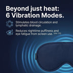 Heated Eye Mask for Dry Eyes: Top Rated Self-Heating Night Mask & Sleep Goggles. Hydrating Mask with Vibration for Soothing Dry Eye Relief.