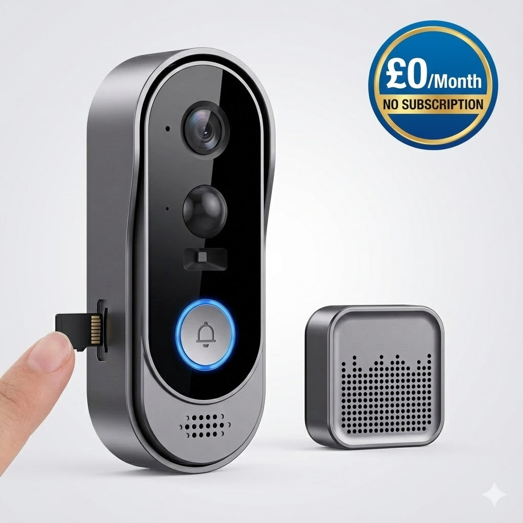 Gear Tech | No Subscription Wireless Smart Ring Video Doorbell