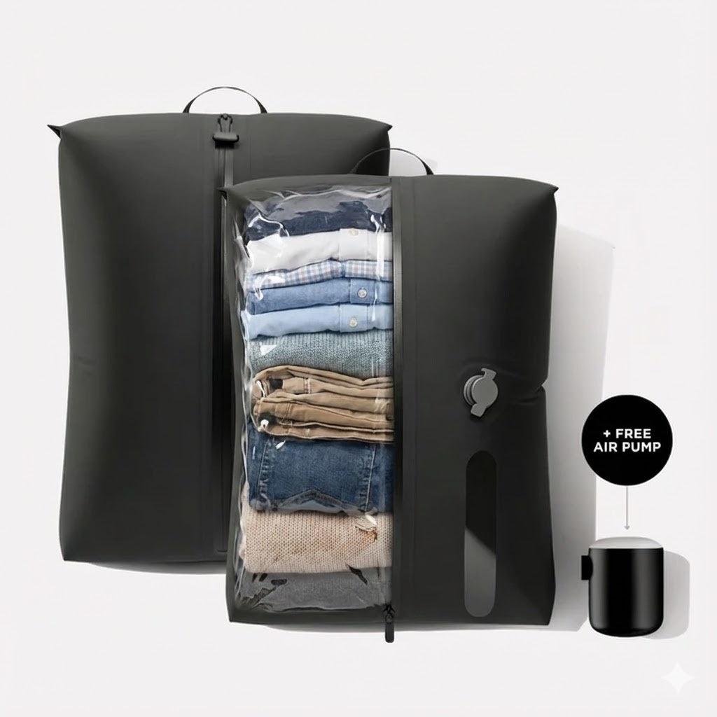 Compressed Vacuum  Luggage Bag - Vacuum Travel Rucksack for Efficient Packing