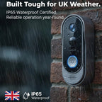 Safe Doorbell - Wireless Smart Video Doorbell, Easy Installation & No subscription needed