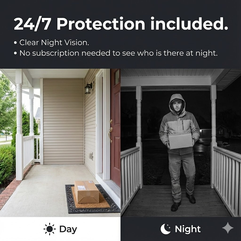 Gear Tech | No Subscription Wireless Smart Ring Video Doorbell