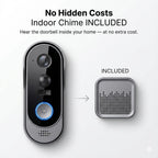 Gear Tech | No Subscription Wireless Smart Ring Video Doorbell
