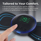 Natural Pain Relief Device - Portable TENS & EMS Pain Reliefer for Back, Neck & Legs - 100% Drug-Free Pain Relief Solution - 19 Intensity Levels