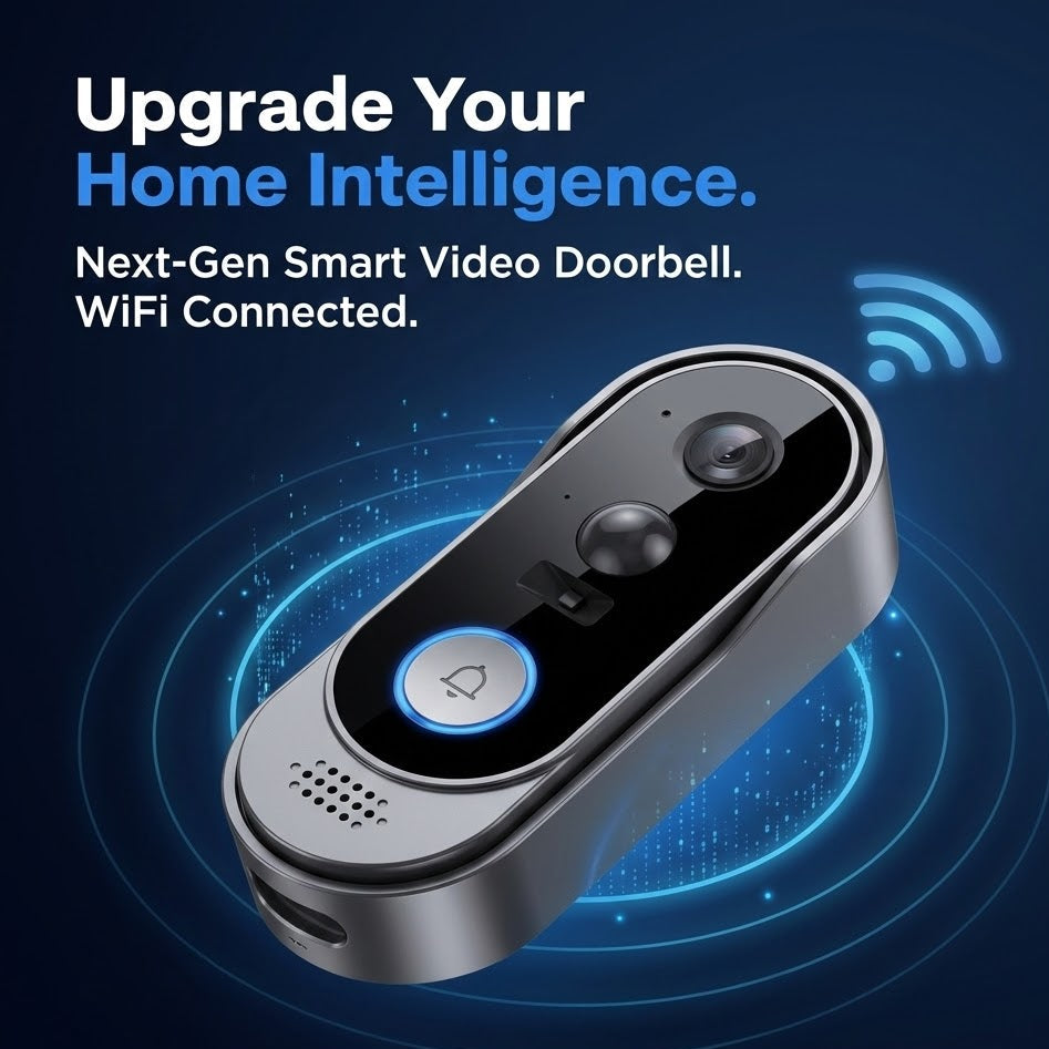 Smart Home Video Doorbell - No Subscription, Battery Operated & Wireless