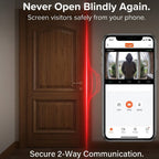 Safe Doorbell - Wireless Smart Video Doorbell, Easy Installation & No subscription needed