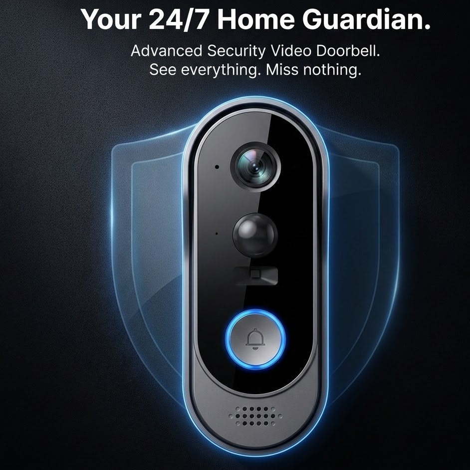 Safe Doorbell - Wireless Smart Video Doorbell, Easy Installation & No subscription needed