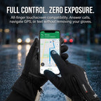 Heated Gloves for Men UK – Thermal Waterproof Winter Gloves with Heating & Touchscreen Grip