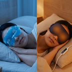 Advanced Electric Sleep Mask: Warm Sleeping Mask for Eyes & 3D Eye Sleeping Pad. The Ultimate Alternative to Gel Eye Masks & Sleep Masks with Beads.