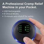 Cramp Relief Device & Muscle Spasm Machine - Portable TENS EMS Unit for Immediate Muscle Cramp Relief -Drug-Free Medicine for Back Spasms & Leg Cramps
