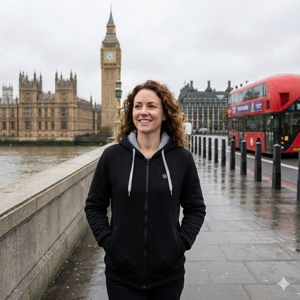 Women's Heated Hoodie Zip