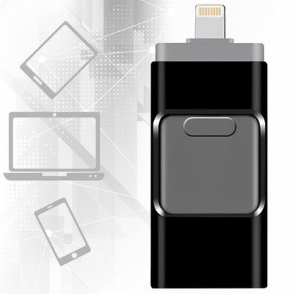USB Flash Drive for iPhone & Android - 128GB High-Speed Storage for Photos, Videos, and Files Transfer