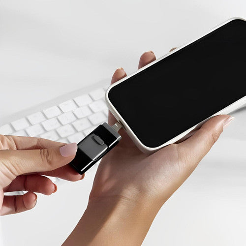 USB Flash Drive for iPhone & Android - 128GB High-Speed Storage for Photos, Videos, and Files Transfer