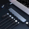 Image of USB-C Hub 7-in-1 Multiport Adapter – High-Speed USB Splitter for Mac, PC, Tablet & More Devices