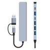 Image of USB-C Hub 7-in-1 Multiport Adapter – High-Speed USB Splitter for Mac, PC, Tablet & More Devices