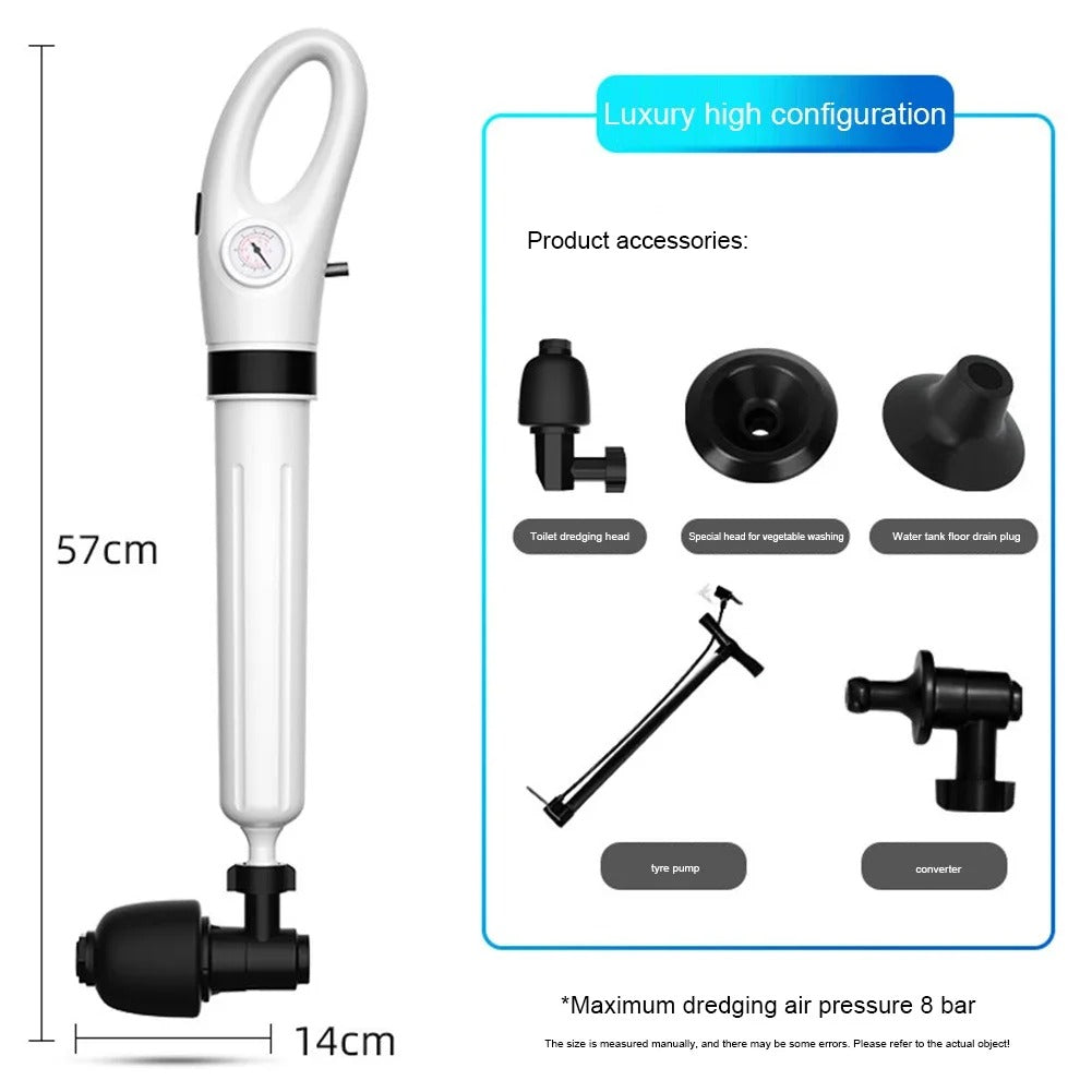 ClearFlow™ Toilet Plunger | Fast-Acting Tool for Drain and Toilet Blockage Solutions