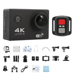4K Ultra HD Sport Pro Camera - Wifi Enabled and Waterproof for Vlogging and Outdoor Sports