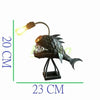 Image of Steampunk Angler Fish Lamp – Cool & Unusual Floor Lamp for Your Home