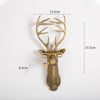 Image of Realistic Frankie Deer Head Wall Mount for Rustic Home Decor & Cabin Wall Art
