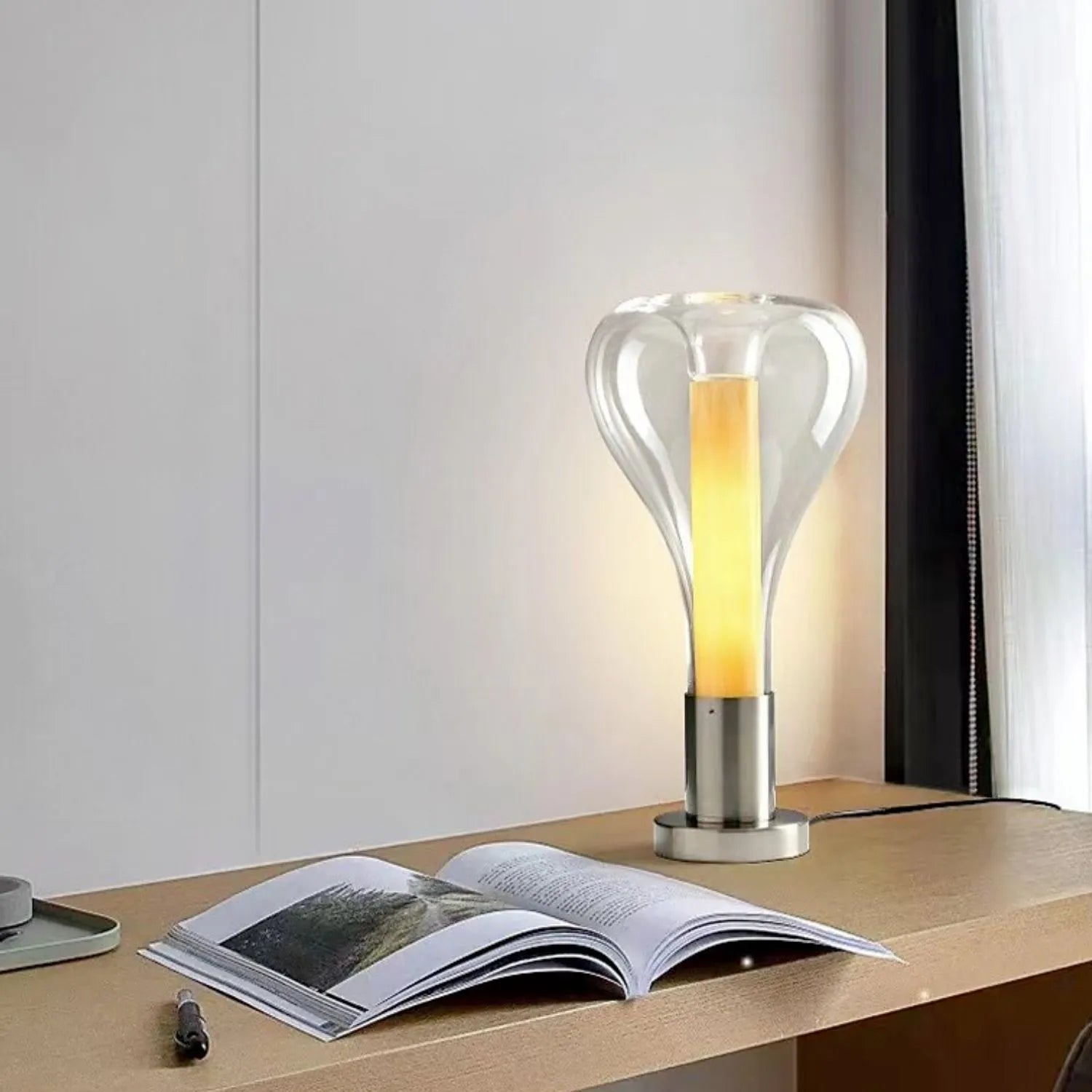 Lava Art Table Lamp - Colorful Lava Flow Design for Unique Home Decor & Ambient Lighting