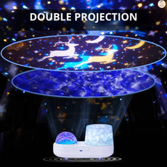 Ocean Kids Projector Light – Starry Projection Lamp with 360° Rotation, Night-Time Projector for Children's Room, Ideal Gift for Autism & Sensory Needs