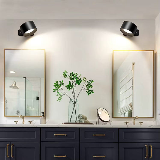 Battery Operated Wall Light | Rechargeable, 360° Adjustable & Wireless for Modern Interiors