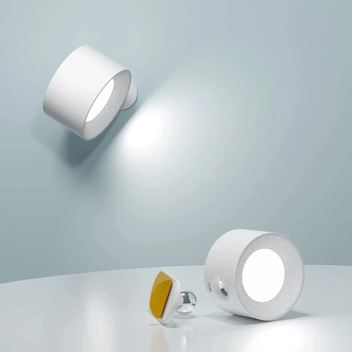 Battery Operated Wall Light | Rechargeable, 360° Adjustable & Wireless for Modern Interiors