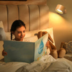 Battery Operated Wall Light | Rechargeable, 360° Adjustable & Wireless for Modern Interiors