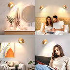 Battery Operated Wall Light | Rechargeable, 360° Adjustable & Wireless for Modern Interiors