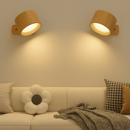 Battery Operated Wall Light | Rechargeable, 360° Adjustable & Wireless for Modern Interiors